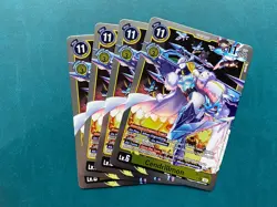 Cendrillmon BT22-040 Playset Cyber Eden Digimon Card Game x4 - Image 1