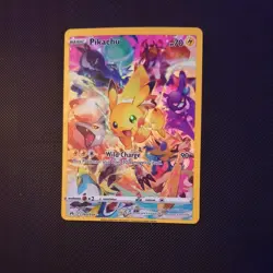 Pokemon Pikachu TCG Full Art Secret Rare Holo Card 160/159 Crown Zenith - Image 2