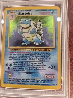 Blastoise Base Set Holo Pokemon Card WOTC EX - Mint PSA 6 - Image 4