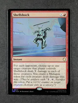 2026 Magic: The Gathering SHELLSHOCK #0025 TMNT: Eternal Surge Foil Rare English - Image 1