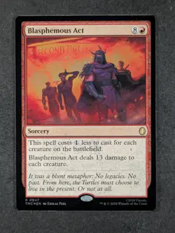2026 MTG BLASPHEMOUS ACT #0047 TMNT: Eternal Surge Foil Rare English - Image 1