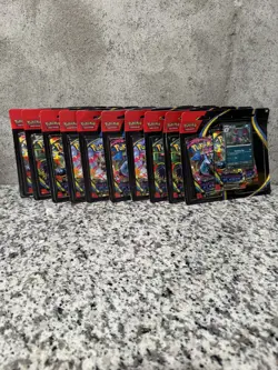 Pokemon TCG Phantasmal Flames – 3 Pack Blister (Lot of 10) – SEALED / BRAND NEW - Image 1