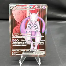 Pokemon tcg Team Rocket's Mewtwo ex SV10 Destined Rivals Ultra Rare Holo 213/18… - Image 1