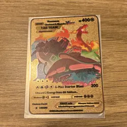 Foil Custom Pokemon Card Lot Charizard Venusaur Blastoise Reshiram VMAX GX - Image 5