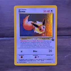 Pokemon Eevee Promo Holo Card 11/53 Wotc Wizards of the Coast - Image 1