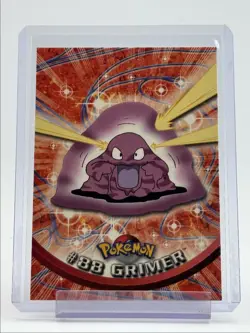 GRIMER 1999 TOPPS POKEMON TV ANIMATION SERIES 2 BLUE LOGO 88 Q0899 - Image 1