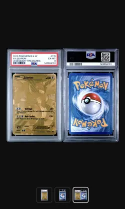 2013 POKEMON B&W LEGENDARY TREASURES #115 ZEKROM PSA 6 - Image 3