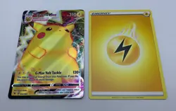 Pokemon TCG Pikachu VMAX Vivid Voltage 044/185 NM Ultra Rare - Image 2