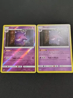 Pokemon TCG Gengar Lot of 2 - 38/11 Crimson Invasion SM Holo and Reverse Holo - Image 1