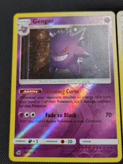 Pokemon TCG Gengar Lot of 2 - 38/11 Crimson Invasion SM Holo and Reverse Holo - Image 2