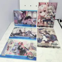 2 Azur Lane Trading Card Collection Clear 5-Card Set - Image 1