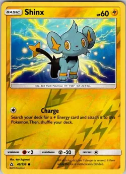 Pokemon | SM - Ultra Prism | Shinx (46) | 46/156 | Reverse Holo | MP - Image 1