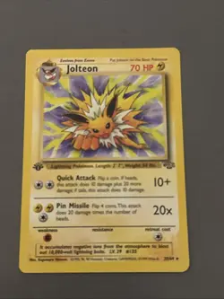 Jolteon 20/64 Rare - Jungle - 1st Edition - Pokemon WOTC - Image 1