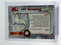 DEWGONG 1999 TOPPS POKEMON TV SERIES 2 BLUE LOGO 87 Q0899 - Image 2