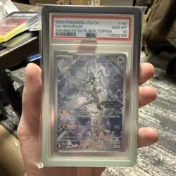 Pokemon N's Reshiram Stamped Promo 167/159 Journey Together English PSA 10 MINT - Image 1