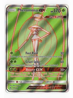 Pokemon Pheromosa GX 140/156 Ultra Prism Ultra Rare Full Art 2018 Sun & Moon NM - Image 1
