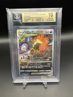 2022 BGS 10 Pristine Pokemon Japanese Charizard Vstar (Amazing Subgrades) - Image 1
