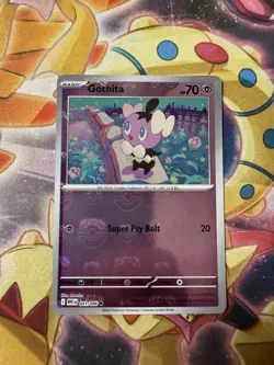 Pokemon Gothita Master Ball Reverse Holo 041/086 White Flare NM - Image 1