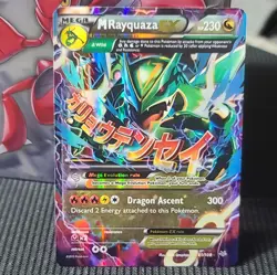 Pokemon M Rayquaza EX 61/108 Roaring Skies Ultra Rare Holo Mega 230 HP 2015 - Image 3
