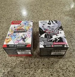 Pokemon WHITE FLARE & Prismatic Evolution Booster Bundle Box New Factory Sealed - Image 2