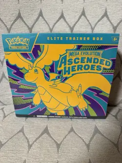 Pokemon TCG Mega Evolution Ascended Heroes Elite Trainer Box ETB - Sealed & New - Image 1