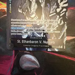 St. Ethanbaron V. Nusjuro OP13-080 (Alternate Art) One Piece Carrying On His Wil - Image 4