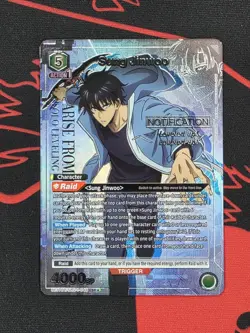 Sung Jinwoo SLG-1-048 SR Alt Art Union Arena Solo Leveling - Image 1
