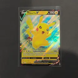 Pikachu V SWSH198 SWSH: Sword & Shield Promo Cards Holo - Image 1