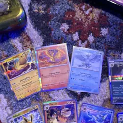 Pokemon TCG Holo Mixed Card Lot Zapdos Moltres Articuno Umbreon Flareon - Image 1