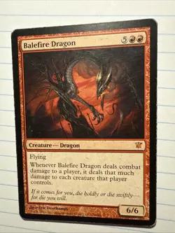 Balefire Dragon Innistrad Magic the Gathering Card #129/264 - Image 1