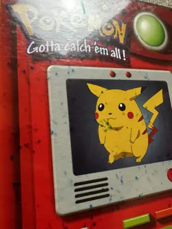1997 Pokemon pikachu Ash Trading Card Album Vintage 3 Ring Binder vintage READ - Image 2