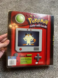 1997 Pokemon pikachu Ash Trading Card Album Vintage 3 Ring Binder vintage READ - Image 4
