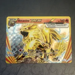 Pokemon TCG XY Arcanine Break Black Star Promo Card XY180 - Image 1