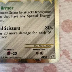 Pokemon Scizor Prime 84/90 Undaunted Ultra Rare Holo Stage 1 2010 Card - Image 5