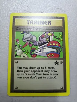 Pokemon Card - Computer Error (Rocket's Secret Machine) WoTC Black Star Promo 16 - Image 1