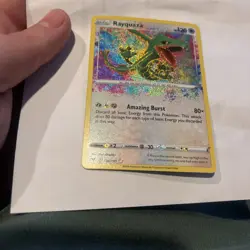 Pokemon TCG SWSH Rayquaza Card 138/185 Amazing Rare Vivid Voltage NM - Image 1