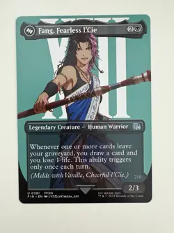 Fang Fearless I’Cie Showcase MTG Magic the Gathering Card NM Near Mint FIN - Image 1