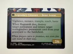 Fang Fearless I’Cie Showcase MTG Magic the Gathering Card NM Near Mint FIN - Image 2