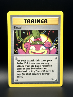 Recall 116/132 - Trainer Card - Gym Heroes Regular - TCG Pokemon - NM - Image 1