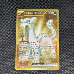 Chief-Pao EX 274/193 MINT Gold Full Art S & V Paldea Evolved Pokemon Card TCG - Image 2