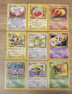 Pokemon WOTC Complete Jungle Non-Holo Set! All 48 Non-H cards! 12 1st edition - Image 3