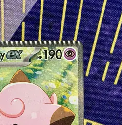 Pokemon Lillie's Clefairy ex 184 SIR Journey Together Rare Crimp Error SIR Card! - Image 3