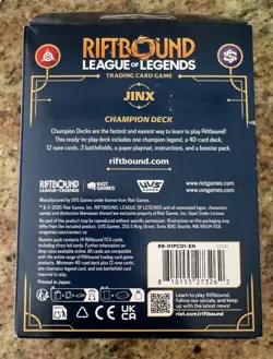 Riftbound League of Legends Trading Card Game: Jinx Champion Deck - Image 2