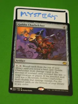Four Goblin Charbelcher, Mystery Booster 057 Rare, all NM, MTG combo with MDFC - Image 3