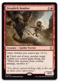 Dropkick Bomber #537 (NM) Foundations FDN Magic MTG - Image 1