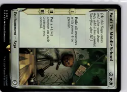 Vault 75 Middle School Foil Light Play MTG Universes Beyond Fallout - Image 5