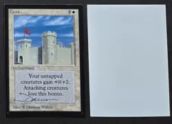 Signed MTG Magic Dameon Willich _ BETA Artist Proof _ CASTLE _ 1/50 VHTF! - Image 1