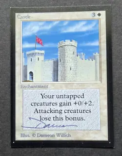 Signed MTG Magic Dameon Willich _ BETA Artist Proof _ CASTLE _ 1/50 VHTF! - Image 4