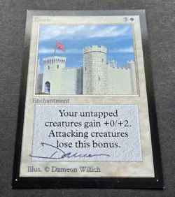 Signed MTG Magic Dameon Willich _ BETA Artist Proof _ CASTLE _ 1/50 VHTF! - Image 5