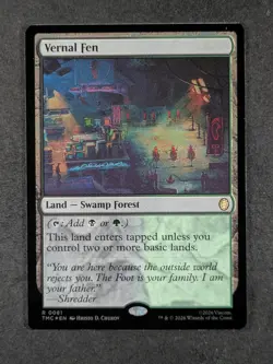 2026 Magic: The Gathering VERNAL FEN #0081 TMNT: Eternal Surge Foil Rare English - Image 1